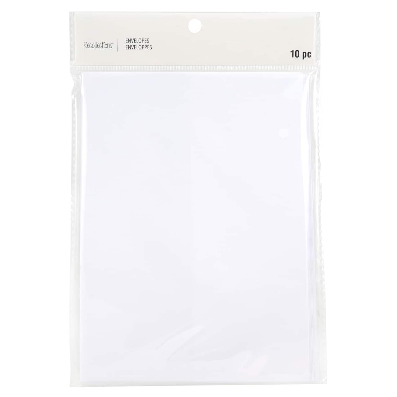 5.25" x 7.25" Silver Foil Lined Envelopes by Recollections™, 10ct.